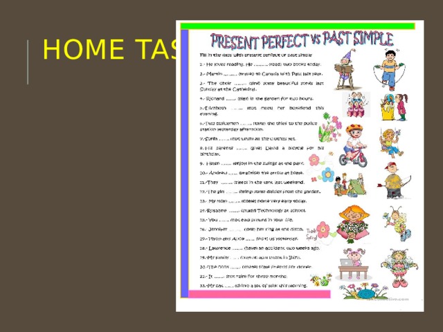 Home task-   