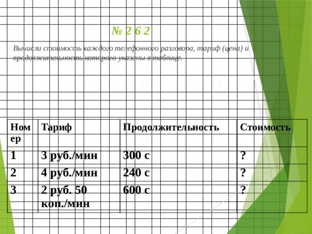 Вычисли стоимость каждой покупки запиши на диаграмме номера покупок в соответствии с их стоимостью