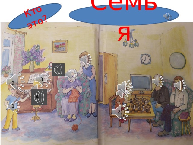 Кто это? Семья 3 2 1 4 1 2 
