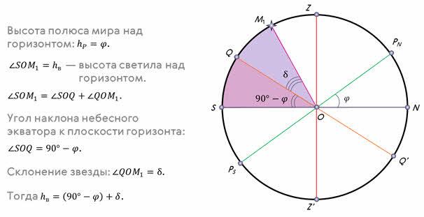 полюс высоты. видимое движение звезд на различных географических широтах. движение звезд на различных географических широтах. видимое передвижение звезд на различных географических широтах. высота полюса над горизонтом.