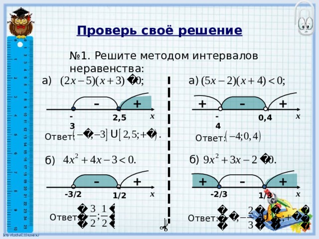 Решить неравенство x 1 3 4