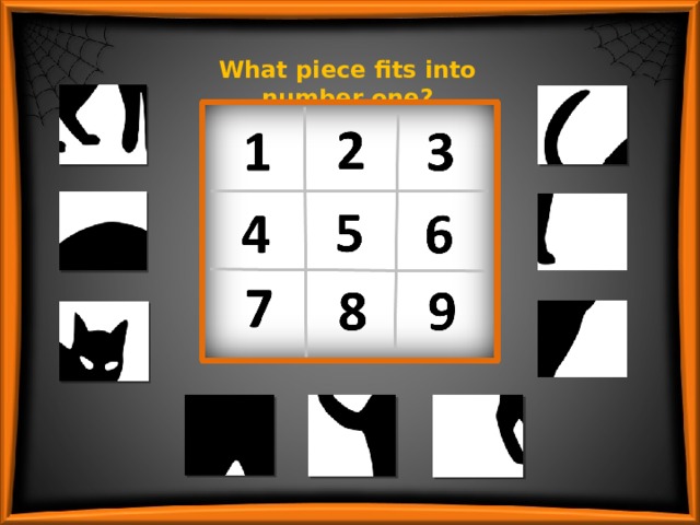 What piece fits into number one? 