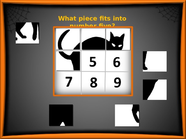 What piece fits into number five? 