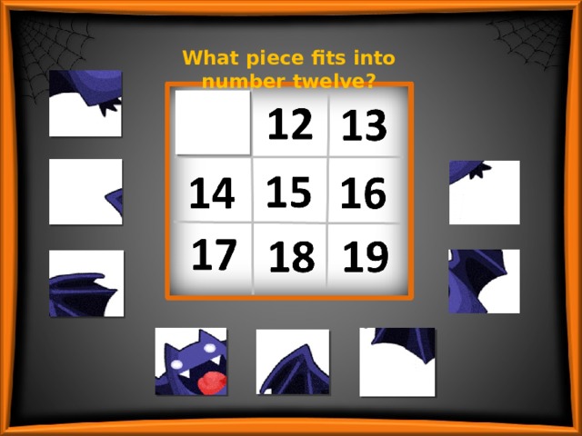 What piece fits into number twelve? 