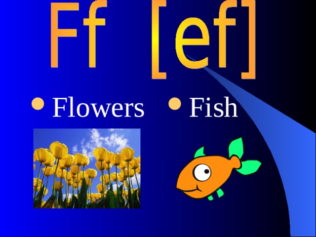 Flowers  Fish  