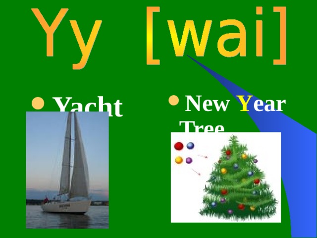 Yacht  New Y ear Tree   