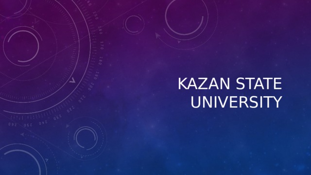 Kazan state university 