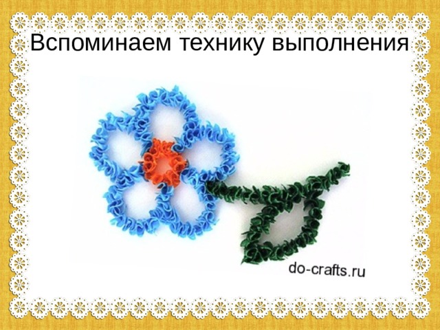 Вспоминаем технику выполнения 