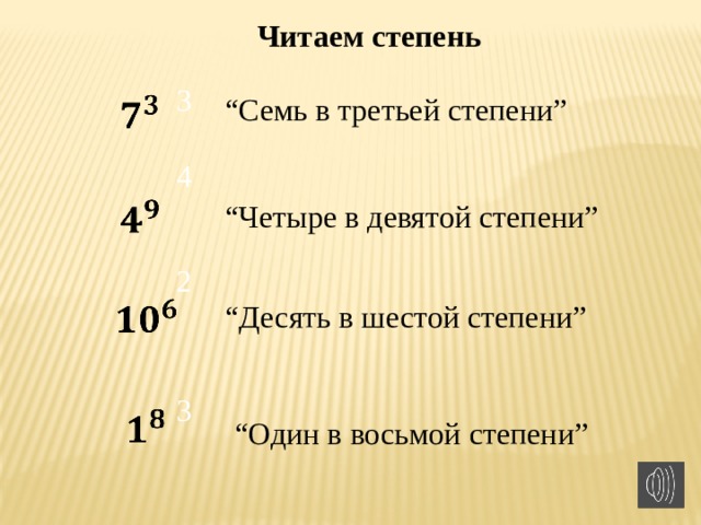 Четыре в шестой степени