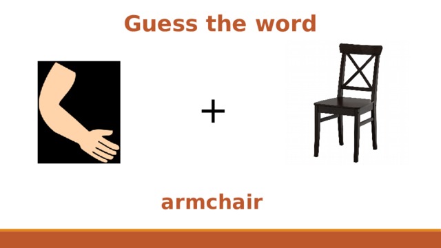 Guess the word + armchair  