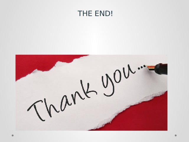 THE END! 