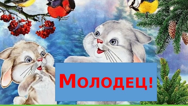 М ОЛОДЕЦ! М ОЛОДЕЦ! 