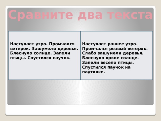 Паучок и лунный свет основная мысль текста 2 3 предложения и план
