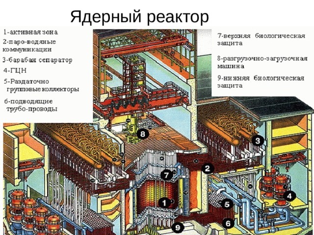 Что находится внутри ядерного реактора Презентация: "Ядерный реактор"