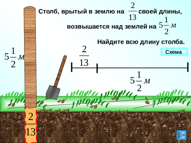 Столб врытый в землю