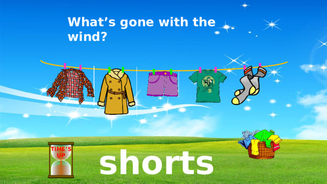 What’s gone with the wind? shorts TIME’S UP