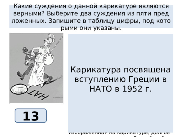 Какие суждения о данной карикатуре являются