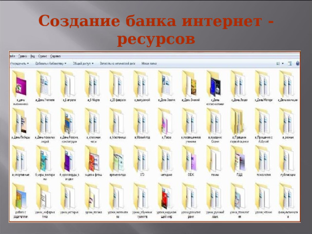 Создание банка интернет - ресурсов 