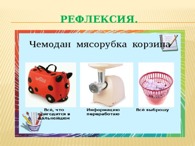 Рефлексия. 