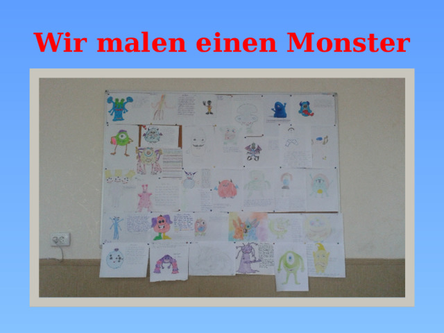 Wir malen einen Monster 