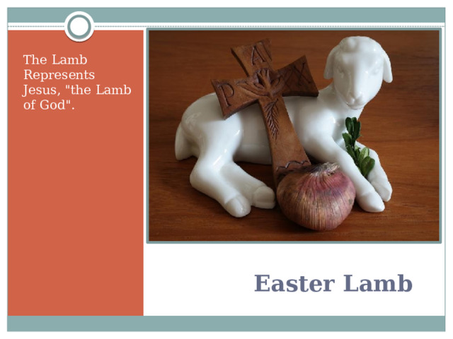 The Lamb Represents Jesus, 
