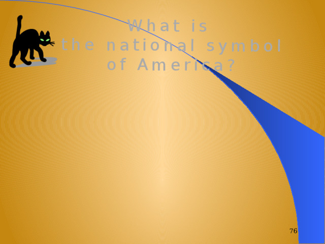 What is the national symbol of America?  