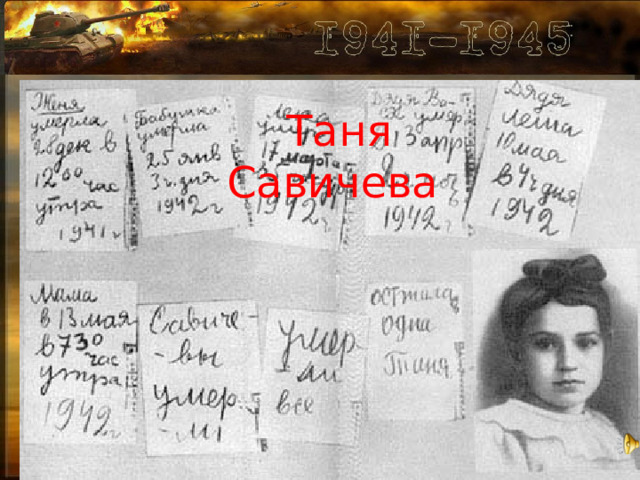  Таня Савичева 