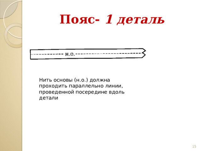 Почему рисунок ткани на всех деталях кроя должен иметь одинаковое направление