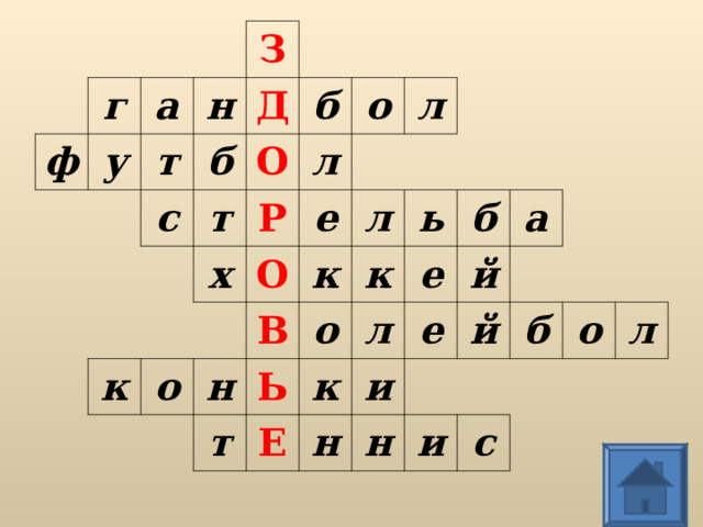 г ф у а т З н Д б с б О т о к х Р л О е о л л к н В к ь о т Ь е л Е к б н и й а е н й б и о с л  