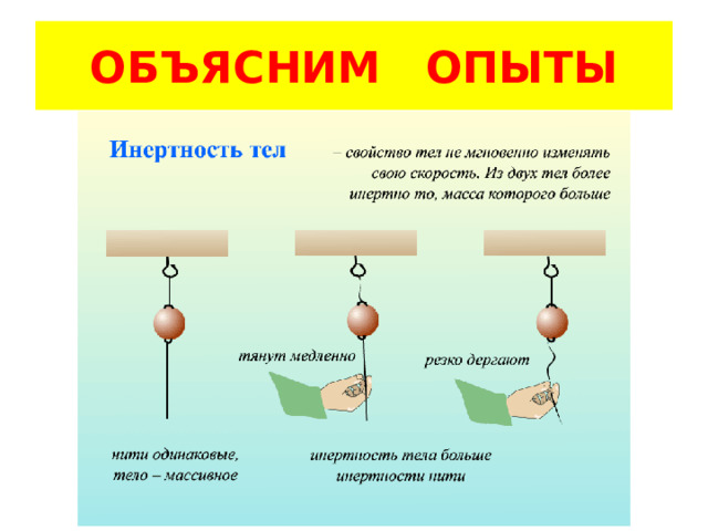 ОБЪЯСНИМ ОПЫТЫ 