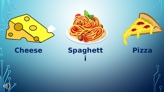 Cheese Spaghetti Pizza 