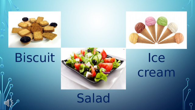 Biscuit Ice cream Salad 