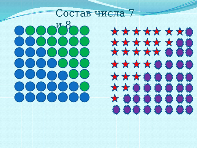 Состав числа 7 и 8 