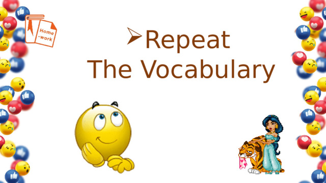 Repeat The Vocabulary 