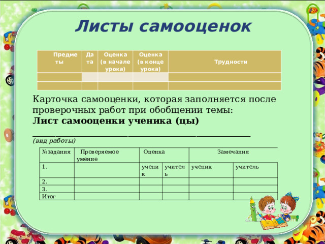 Формирующее оценивание как современный подход к оценке учебных ...