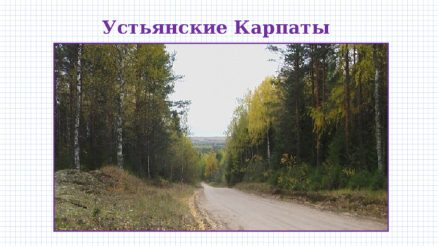 Устьянские Карпаты 