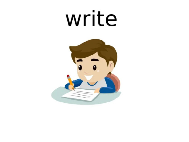 write 