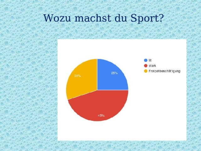 Wozu machst du Sport? 