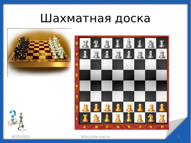 Шахматная доска 05/22/2023 http://aida.ucoz.ru  