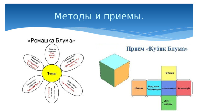 Методы и приемы. 