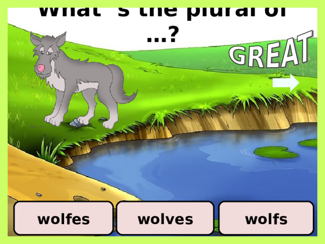 What ‘s the plural of …? wolfes wolves wolfs 