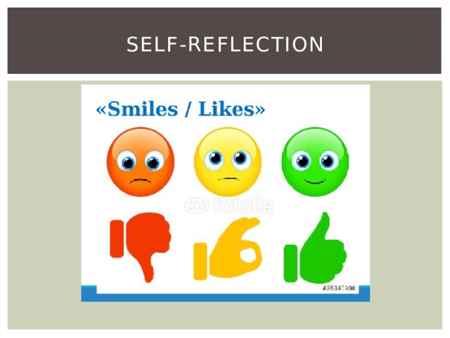Self-reflection 