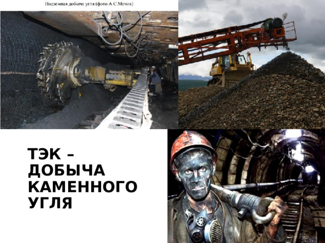 ТЭК – добыча каменного угля 