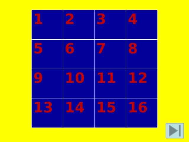 1 2 5 3 9 6 4 7 10 13 8 11 14 12 15 16 