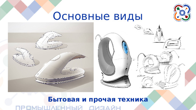 Основные виды Бытовая и прочая техника Самая широкая область это – бытовая техника.  Скучные и трудные задачи люди стремятся переложить на плечи автоматического устройства. Кто-то много работает, а кому-то просто лень.  