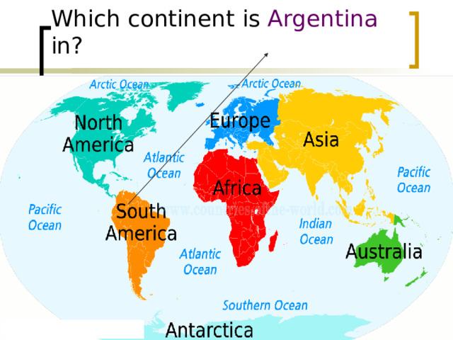 Which continent is Argentina in? 