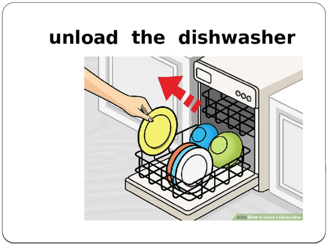 unload the dishwasher    