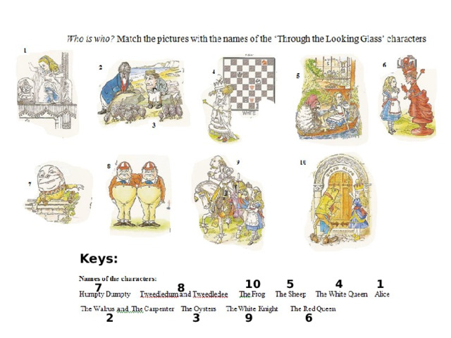 Keys: 10 5 4 1 7 8 2 3 9 6 