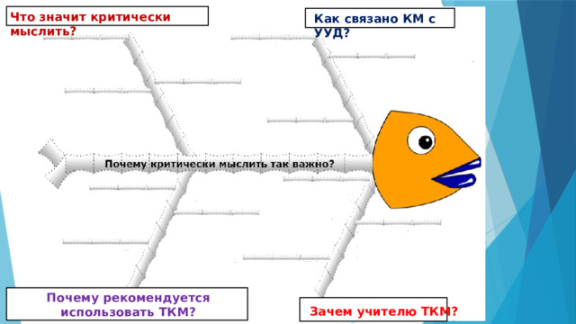 Что значит критически мыслить? Как связано КМ с УУД? Почему рекомендуется использовать ТКМ? Зачем учителю ТКМ? 