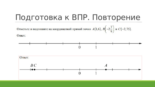 Подготовка к ВПР. Повторение 